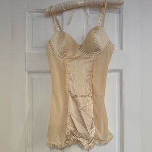 Elegant Bridal Cream Chemise, 34C